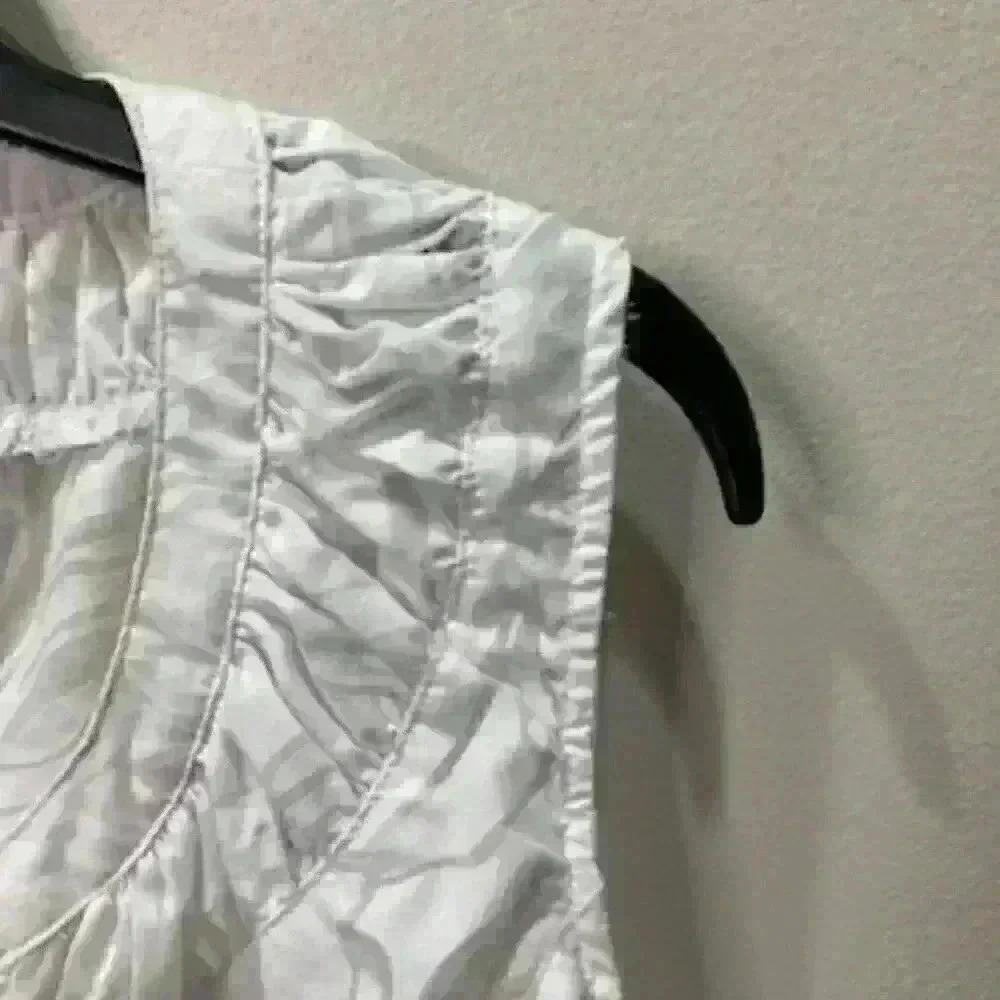 Harve Benard szL White Summer Blouse - Picture 8 of 9